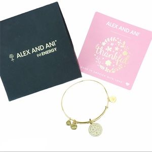 Alex and Ani Thankful Charm Bangle Bracelet